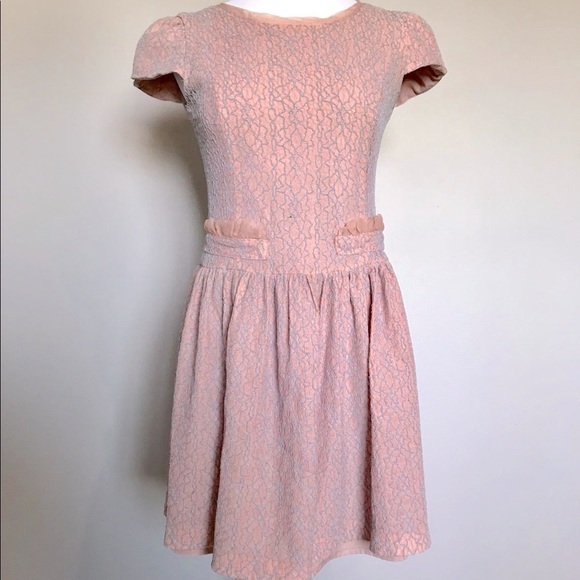 Vintage 90s Fit & Flare Mini Dress - Picture 2 of 8